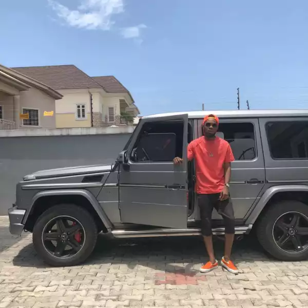 Patoranking Poses With His Mercedes G Wagon (Photo)